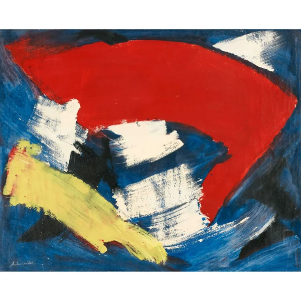 Gérard Schneider — ABSTRAKTE KOMPOSITION, 1966 ABSTRACT COMPOSITION, 1966
