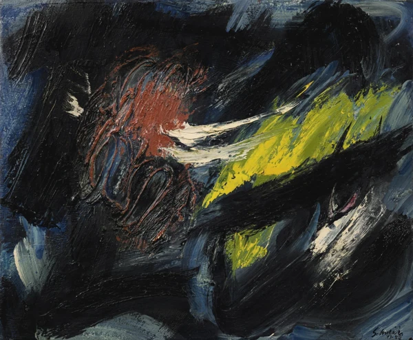 Gérard Schneider — Composition, 1958