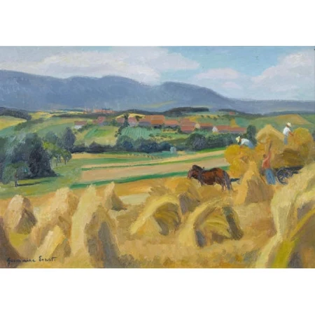 "Moisson à St-Saphorin sur Morges"