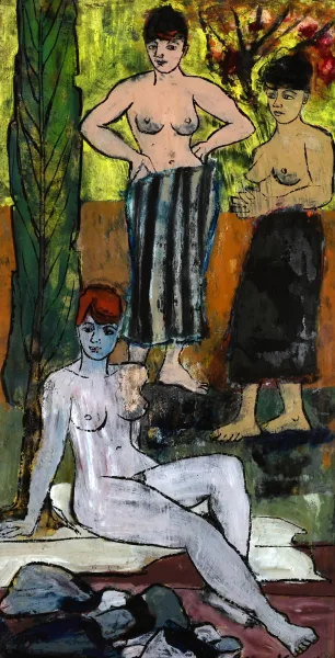 Germaine Knecht — Les Baigneuses, 1960
