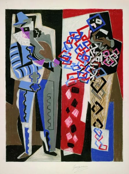 Gino Severini — Arlecchino e pedrolino