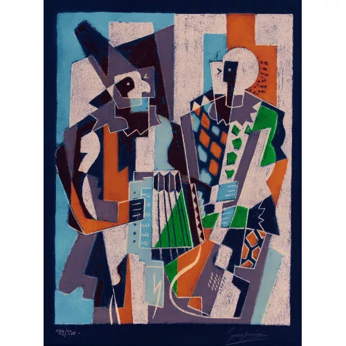 Gino Severini — Arlequins.