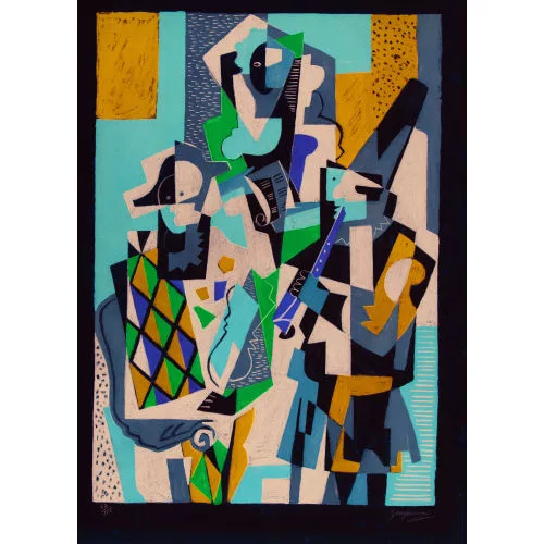 Gino Severini — Les musiciens.