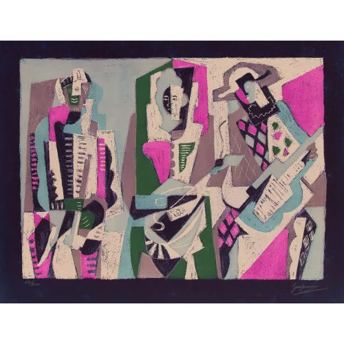 Gino Severini — Commedia dell′Arte (Brighella e Arlechino).