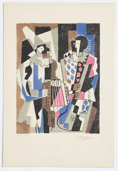 Gino Severini — "Les Arlequins",