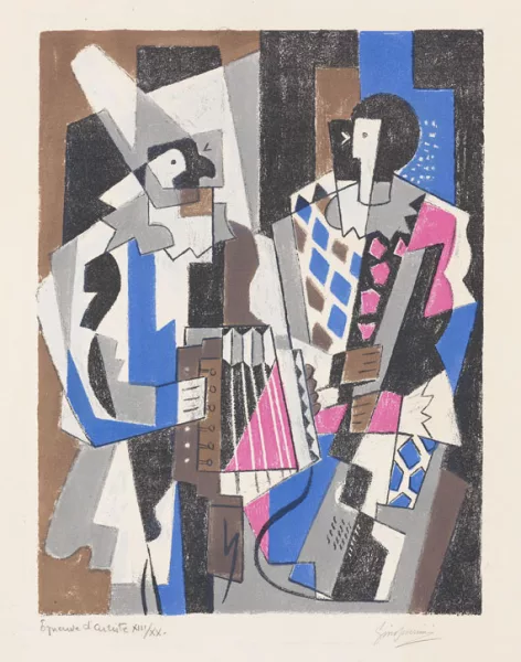 Gino Severini — Les Arlequins