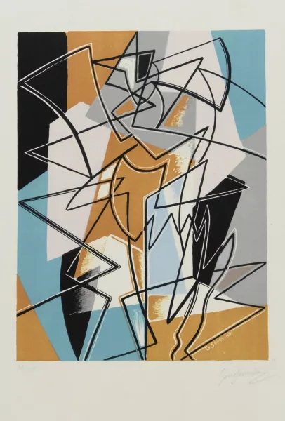 Gino Severini — Ohne Titel, 1957