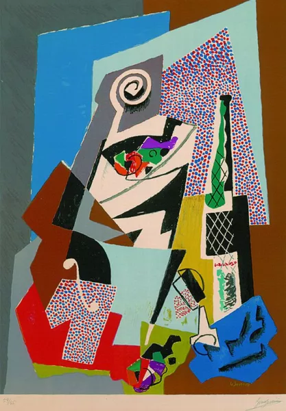 Gino Severini — Natura morta a violino