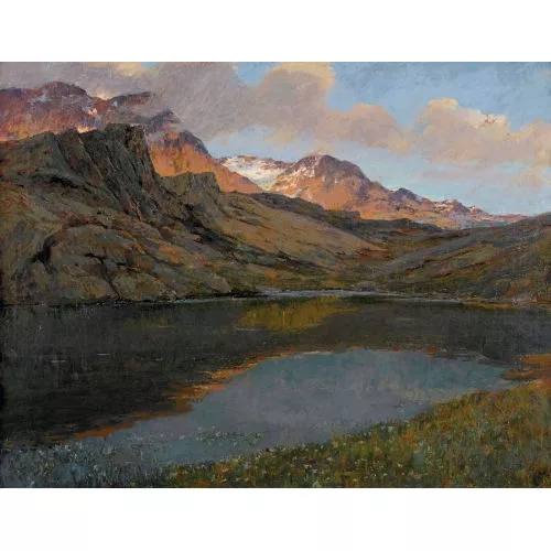Gioachino Galbusera detto il Raffaello dei fiori — "Laghetto Alpino".