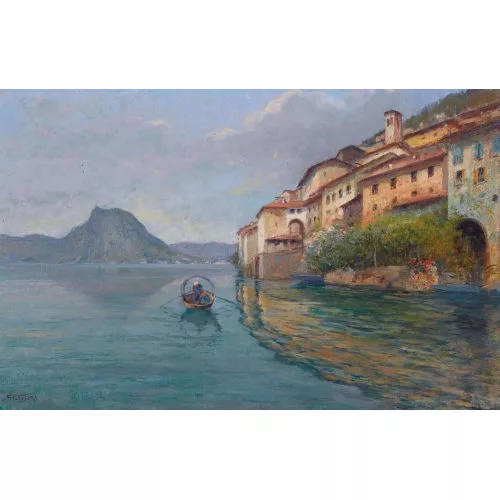 Gioachino Galbusera detto il Raffaello dei fiori — Gandria am Lago di Lugano.