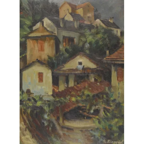 Giovanni Bianconi — Tessiner Dorfpartie.