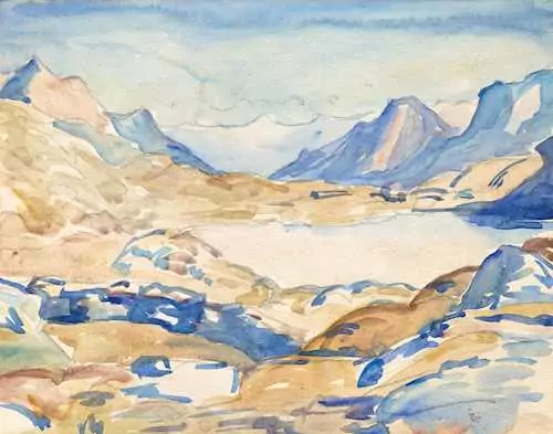 GIOVANNI GIACOMETTI — Bernina-Pass. — Koller Auktionen