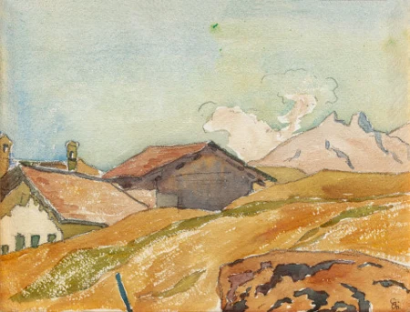 Berglandschaft bei Maloja, 1909