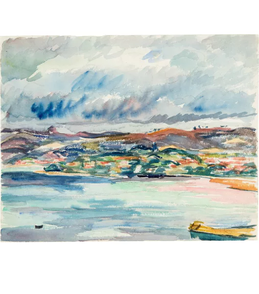 Giovanni Giacometti — Küstenlandschaft Siziliens