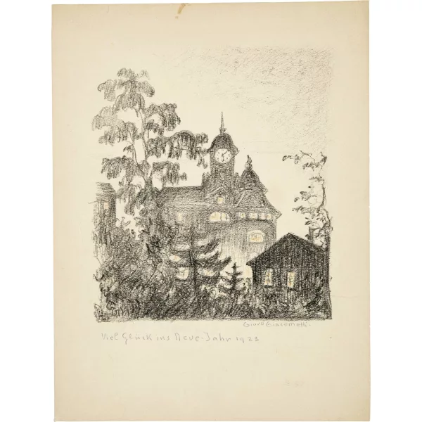 Giovanni Giacometti — Das Verlagshaus «Der Bund» in Bern