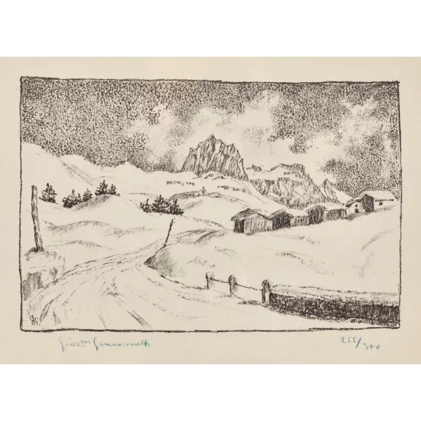 Giovanni Giacometti — "Maloja im Winter".