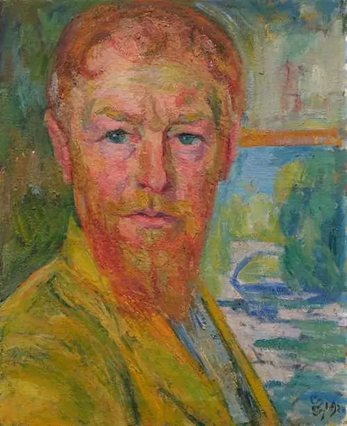 GIOVANNI GIACOMETTI — Autoritratto. 1923. — Koller Auktionen