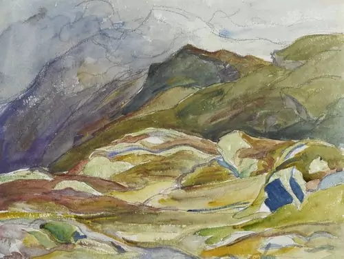 GIOVANNI GIACOMETTI — Sicht auf den Piz Longhino. — Koller Auktionen