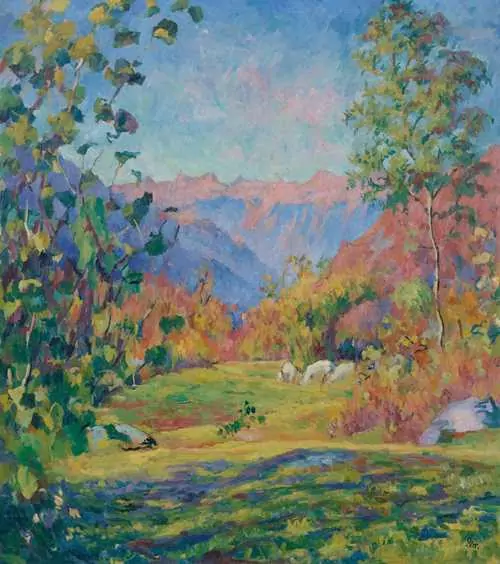 GIOVANNI GIACOMETTI — Herbstmorgen. 1921. — Koller Auktionen