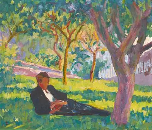 GIOVANNI GIACOMETTI — A spring afternoon. 1923/24. — Koller Auktionen