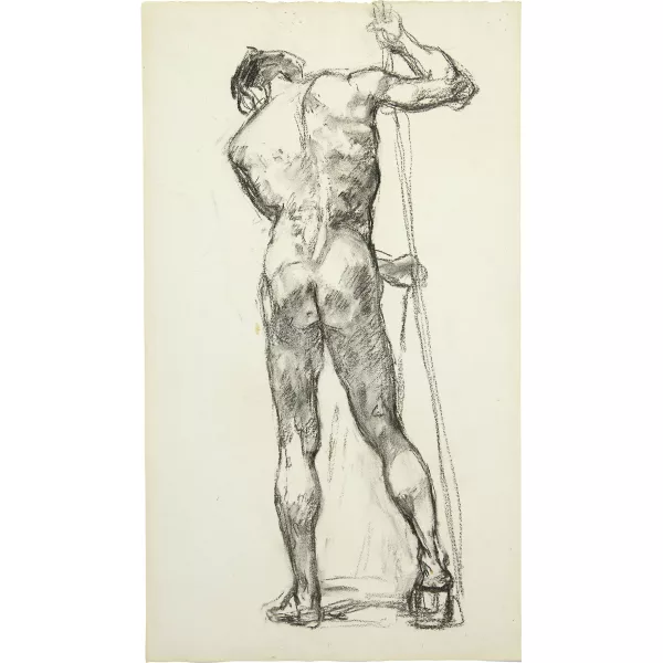 Giovanni Giacometti — Männlicher Rückenakt
