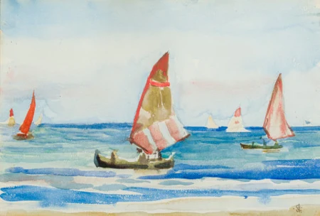 Segelboote auf der Adria