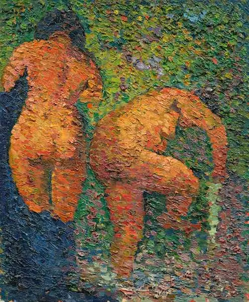 GIOVANNI GIACOMETTI — Two women bathing. 1911. — Koller Auktionen