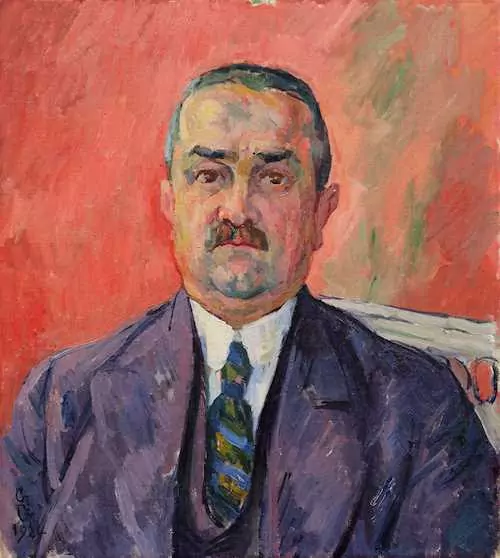 GIOVANNI GIACOMETTI — Portrait of Karl Balsiger. 1924. — Koller Auktionen