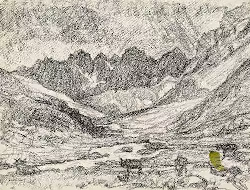 GIOVANNI GIACOMETTI — Blick auf die Sciora-Gruppe. — Koller Auktionen