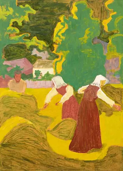 GIOVANNI GIACOMETTI — Hay makers. Circa 1903. — Koller Auktionen