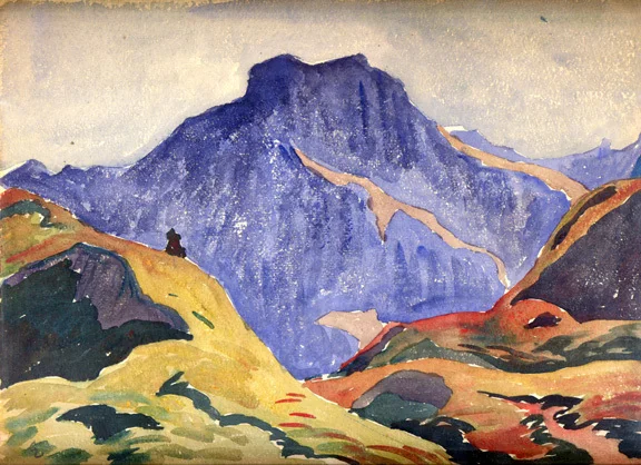 Giovanni Giacometti — Berglandschaft in Graubünden