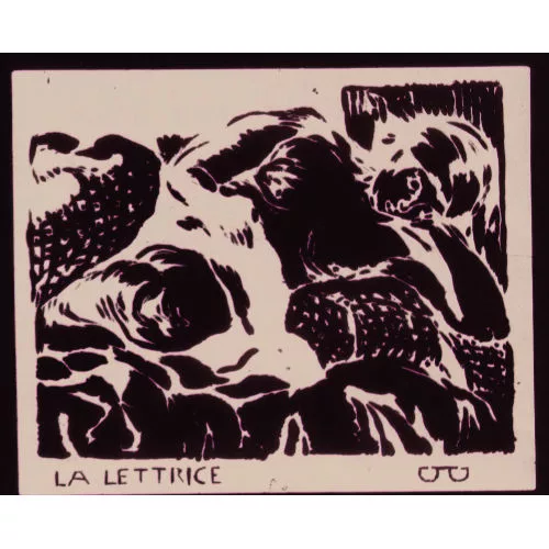 Giovanni Giacometti — "La Lettrice".