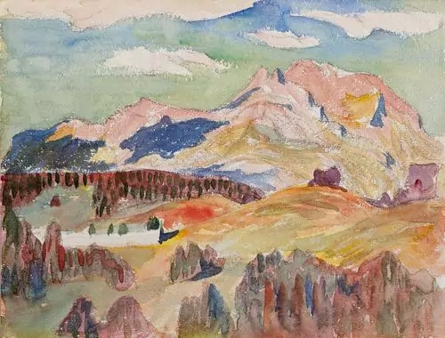 GIOVANNI GIACOMETTI — Blick auf Maloja. — Koller Auktionen