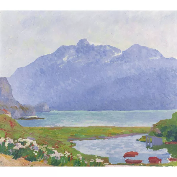 Giovanni Giacometti — Morgen am Malojasee.