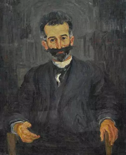 GIOVANNI GIACOMETTI — Portrait of Dr. Agostino Santi. 1903. — Koller Auktionen