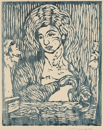 Toeletta della sera III - Portrait Annetta Giacometti, 1911