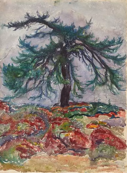 GIOVANNI GIACOMETTI — Arvenbaum. 1910–20. — Koller Auktionen