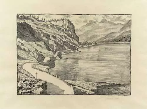 GIOVANNI GIACOMETTI — Blick von Maloja auf den Silsersee. Ca. 1925. — Koller Auktionen
