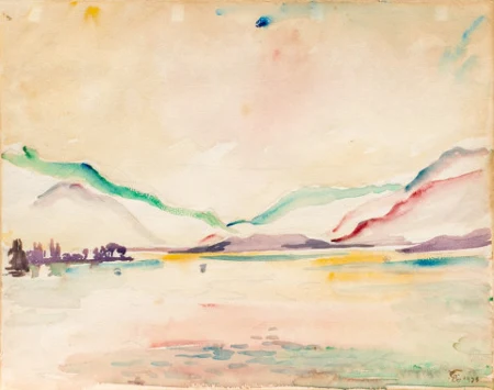 Engadiner Landschaft, 1925