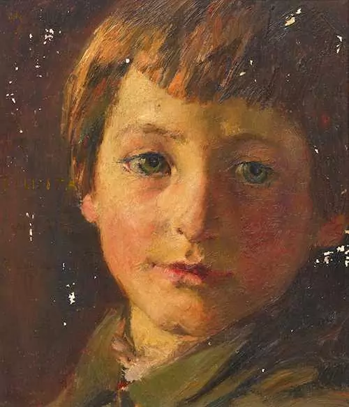 GIOVANNI GIACOMETTI — Portrait von Bice. 1896. — Koller Auktionen