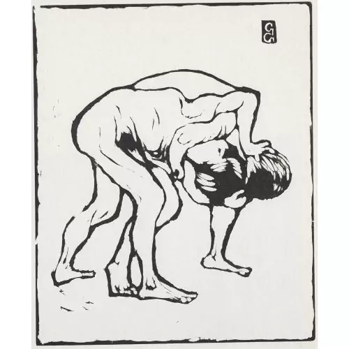 "La Lotta I. Ringende Knaben. Diego und Alberto"