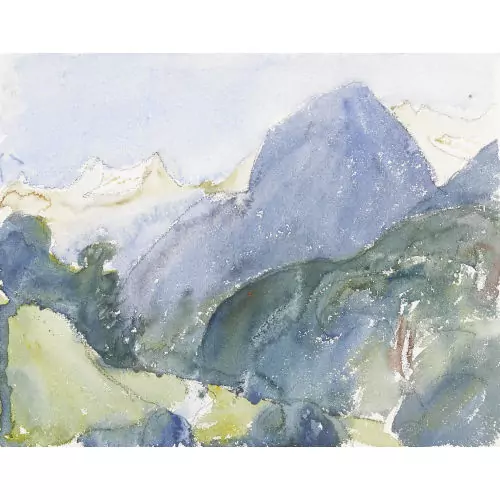 Sommerliche Landschaft im Engadin