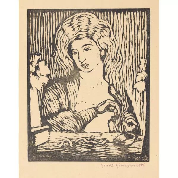 "Toaletta della sera III. - Portrait Annetta Giacometti"