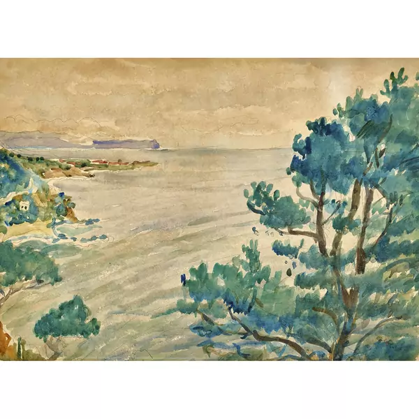 "Uferlandschaft am Mittelmeer"