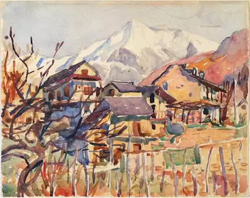 GIOVANNI GIACOMETTI — Contra. Probably 1919. — Koller Auktionen