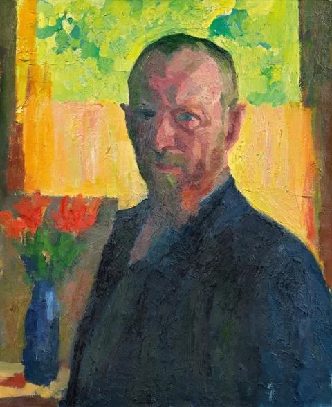Giovanni Giacometti — Autoritratto (Selbstbildnis)