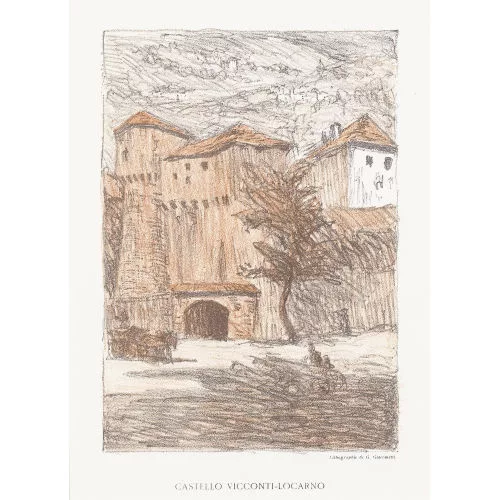 Giovanni Giacometti — "Castello Vicconti-Locarno".