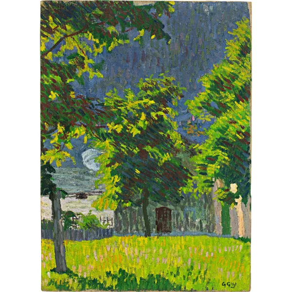 Giovanni Giacometti — Pomeriggio d’estate (Noci a Borgonovo)