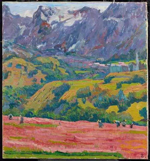 GIOVANNI GIACOMETTI — Frühling im Bergell. 1912. — Koller Auktionen