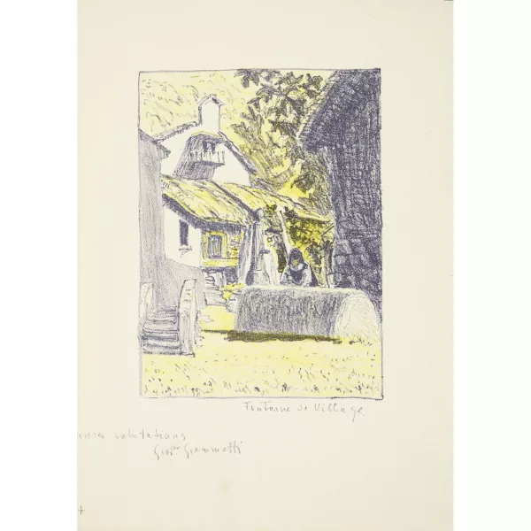 Giovanni Giacometti — Vacances d’Artistes. Folge von 16 Probedrucken